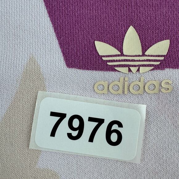 Adidas  x Thebe Magugu Multi All Over Print Crop Hoodie HM1884 Plus Size 1X - Picture 15 of 15